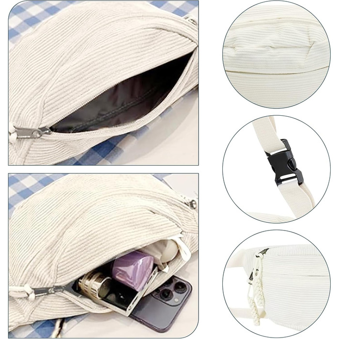 Чоловіча/Жіноча поясна сумка на шнурку, унісекс, зелена, з регульованим ремінцем