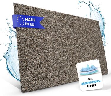 Килимок Entrando 40x60 см - бавовна, антиковзаючі, для дому та вулиці - під двері, терасу, балкон