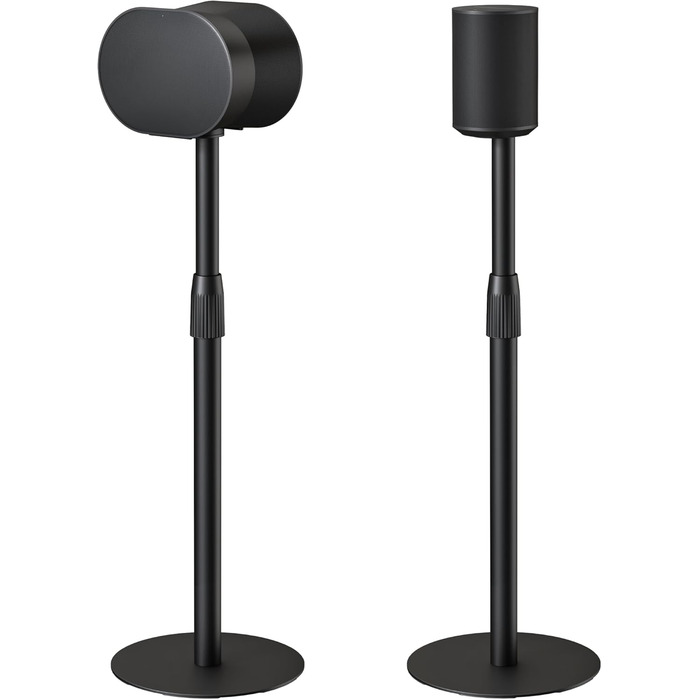 Підлогові стійки для колонок, сумісні з SONOS Era 300 та Era 100, чорні, 2 шт. (до 108 см, 5 кг)