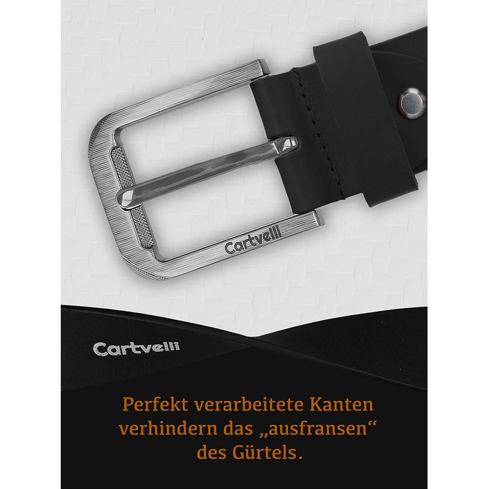 Чоловічий шкіряний ремінь преміум-класу з Німеччини з подарунковою коробкою - 40 мм, справжня шкіра, колір