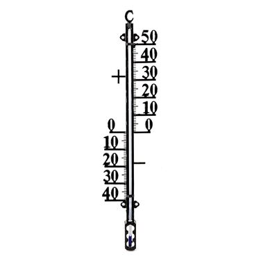 Lantelme Garden Thermometer Metal 41cm Long | Analog Temperature -40 to 50°C | Thermometer for Garden, Outdoor Wall Thermometer for House | Also for Indoors as a Room Indoor Thermometer, xxl Large (41cm Metal)