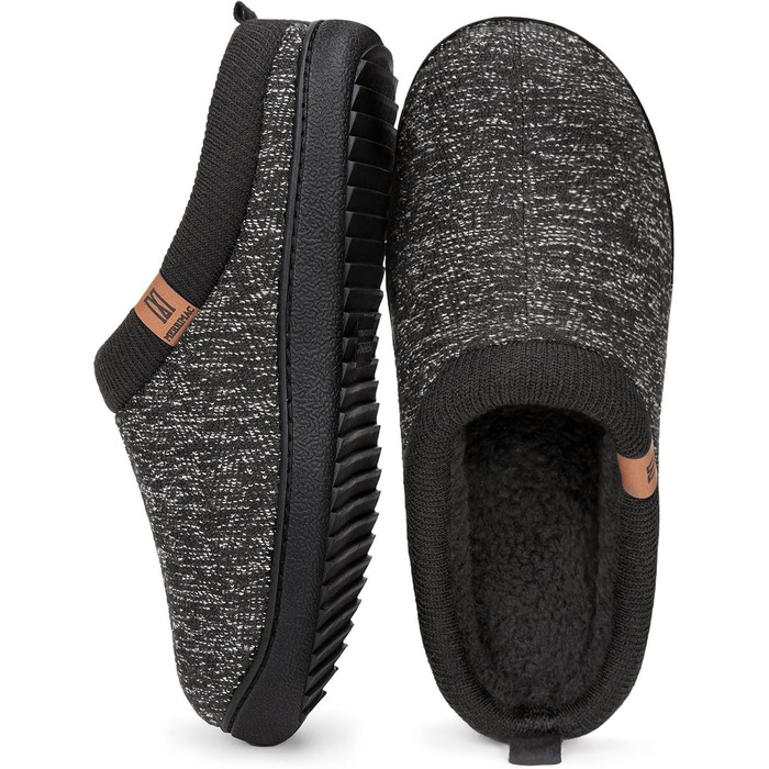Чоловічі домашні тапочки MERRIMAC з піною Memory Foam, чорні, 43/44 EU