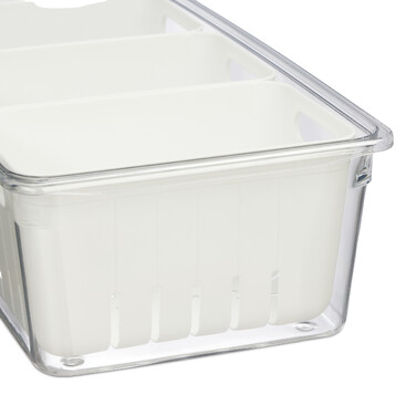 Relaxdays Refrigerator Organizer 2-Piece Set