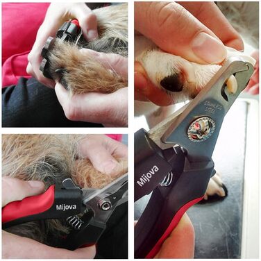 Професійний кусачок для нігтів собак та котів з захистом, рожевий