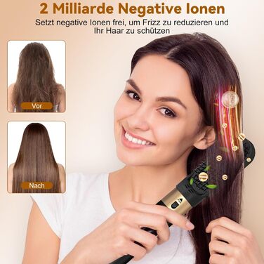 Набір для укладки волосся Airstyler 6 в 1: фен, щітка, дифузор, плойка для локонів. Ідеально для сушіння, створення об'єму та укладки.