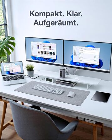 Базаус Док-станція USB-C 12-в-1 для ноутбуків Dell/HP/Lenovo/Asus/Acer/Mac: 2 монітори 4K HDMI, 10Gbps USB-C/A, 100W PD, Gigabit Ethernet