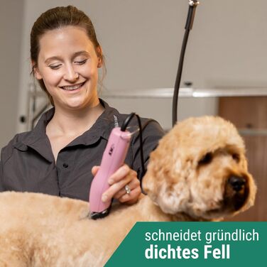 Машинка для стрижки собак Agrarzone Edition KM2+ з набором гребінців - Професійна тиха та маловібраційна машинка для грумінгів