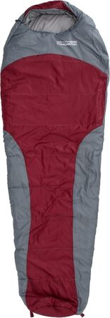 Спальний мішок Mumienschlafsack Tomorrow (бордовий / сірий, 230x80 см)