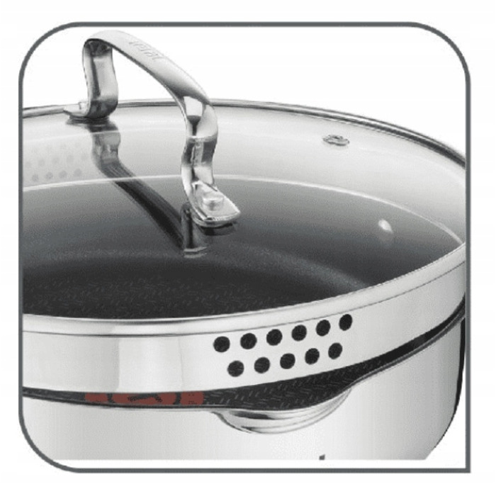 Набір каструль Tefal Duetto+ з нержавіючої сталі, 6 предметів