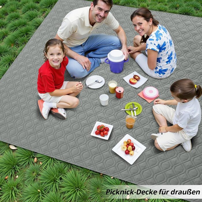 Водонепроникний килимок для собак Homaxy, двосторонній, для відпочинку вдома та на вулиці, 130x100 см, сірий+темно-сірий