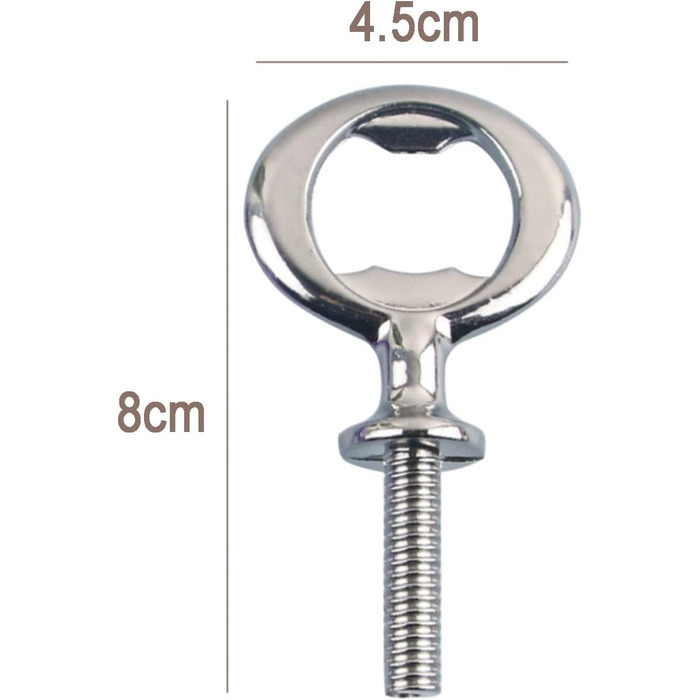 10 Pieces Bottle Opener Blanks DIY Stainless Steel Beer Opener Hardware Bottle Opener Blanks