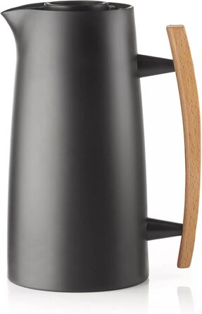 Термокарафа Guzzini RIVIERA '63, 1 л, білий, 18,3 x 13 x 25 см, 12560011, Молочний білий (Чорний)