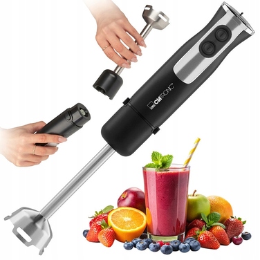 Занурювальний блендер SM 3825, чорний, нержавіюча сталь, 800 Вт