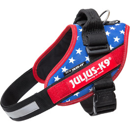 Шлейка Julius-K9 IDC Powergeschirr для собак Ameri-Canis, розмір M/0 (обхват грудей 58-76 см), з двома патчами