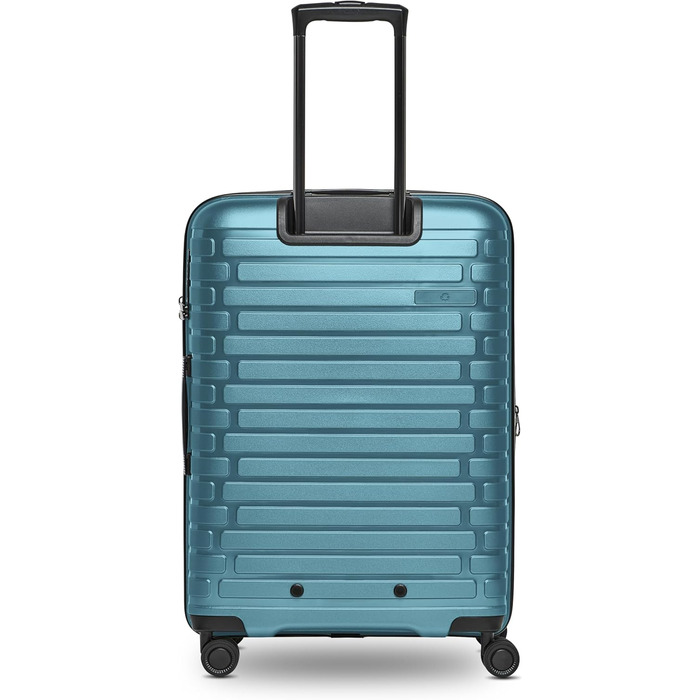 Набір валіз Hartschalen 3-в-1 | Преміум якість, поліпропілен | Розширюваний, 4 колеса, TSA-замок | Для жінок та чоловіків (Collection 04) Ice-blue Metallic