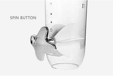 Futchoy CEREAL DISPENSER DOUBLE 3L WALL MOUNT CEREAL DISPENSER CORNFLAKE DISPENSER FOR CEREAL CORNFLAKES SWEETS 29 X 15 X 30 CM (SILVER)