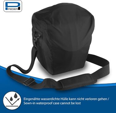 Чохол для камери PEDEA 'Essex' з захисною плівкою для дисплея (M, Синій)