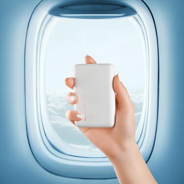 Портативний зарядний акумулятор Miady Mini Power Bank 5000mAh з USB-C, 2.4A, для iPhone, iPad, Samsung Galaxy