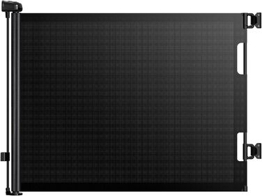 Захист від падіння для дітей Nalezuns: висувний захист для сходів, 0-180 см, сірий/чорний