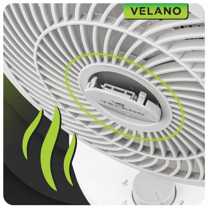 Настільний вентилятор Velano VELWEBS0008, білий