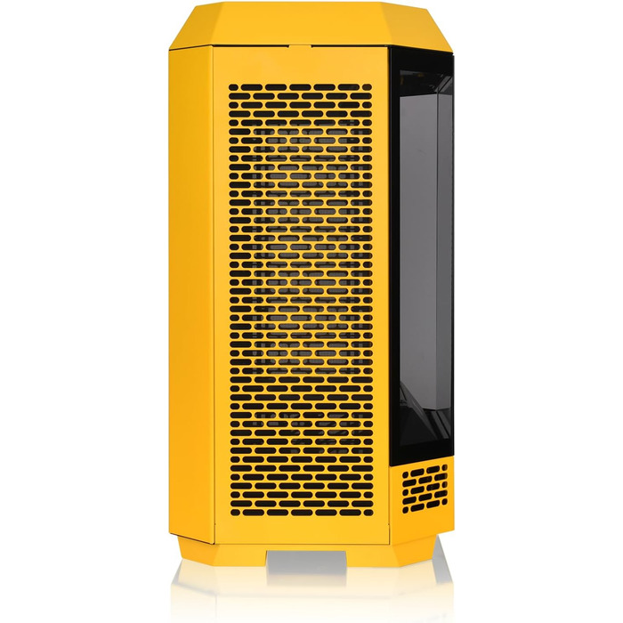 Thermaltake The Tower 300 Bumblebee - Корпус ПК Micro Tower (Micro-ATX/mini-ITX) з вертикальним дизайном, 3 скляні панелі, 2 вентилятори 140mm, підтримка радіатора 420mm