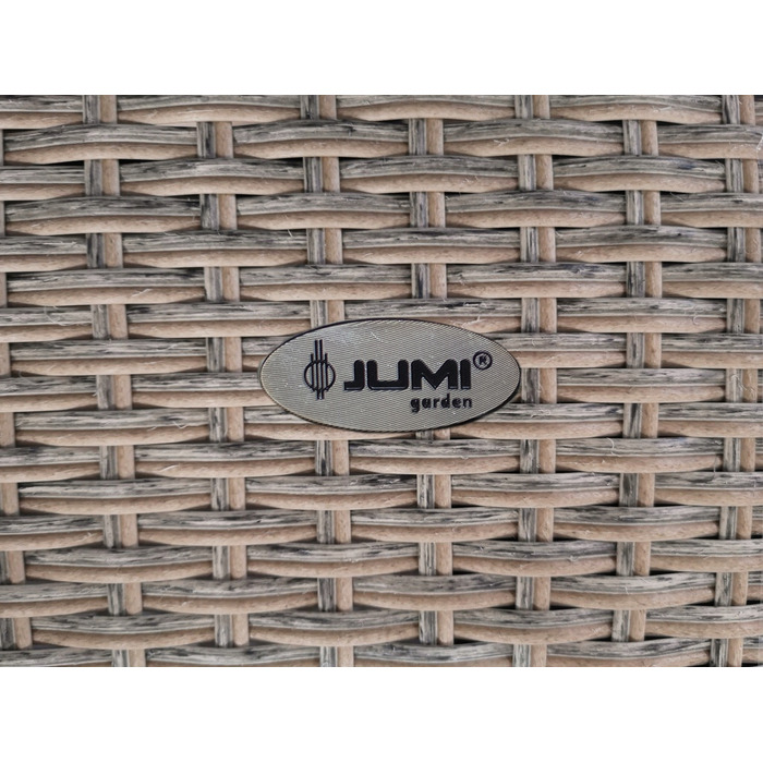Комплект садових меблів Jumi з техноротанга, бежевий, 4 предмети