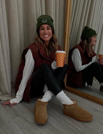 Жиле пухове Zhiyouni Daen, коричневе, розмір L, на блискавці, з високим коміром