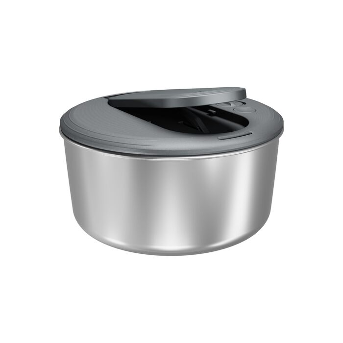 Салатниця-швидкосушка Zyliss Swift Dry 6L з нержавіючої сталі, BPA-free, AquaVent™ технологія, антиковзаюче дно, для миття в посудомийній машині