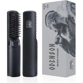 Odenson Beard Forger: Бездротова нагрівальна щітка для бороди – 4 температурні режими, портативна, акумуляторна