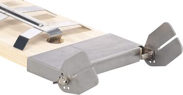 Набір дощок для запікання лосося з кедрового дерева Rosenstein & Söhne з підставкою з нержавіючої сталі, 2 шт.