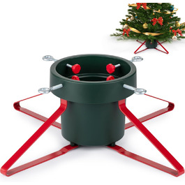 Підставка для ялинки з водою PUDO: міцна, для ялинок до 2,5м, зелений колір