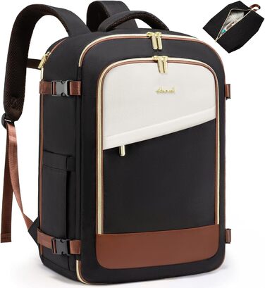 LOVEVOOK Рюкзак для жінок, великий, ручна поклажа, дорожній рюкзак 40x30x20, водонепроникний, рюкзак для ноутбука з відділом для ноутбука, туристичний рюкзак з відділом для взуття, шкільний рюкзак для школи, літака, кемпінгу, роботи, 15.6 дюймів - 30 л, 2