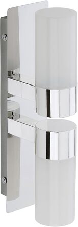 Briloner Leuchten LED Bathroom Lamp, Wall Light, Bathroom Lamp, Bathroom Fixture, Bathroom Ceiling Light, LED Bathroom Fixture, Bathroom Ceiling Lights, Bathroom Ceiling Lamp, Bathroom Wall Lights, Mirror Bathroom Lamp, Chrome