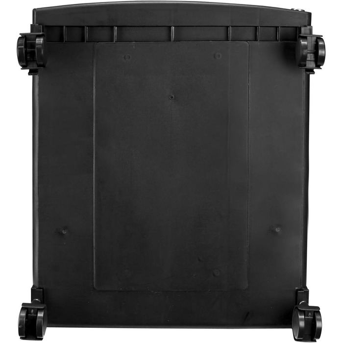 Металевий офісний шафа Storex з 1 шухлядою, замком і ключем, 37x32x46 см, чорний/темно-сірий