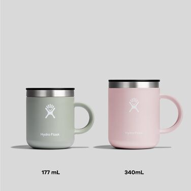 Hydro Flask 12 oz Stainless Steel Vacuum Insulated Coffee Mug with Lid - Travel Coffee Cup - Dishwasher Safe