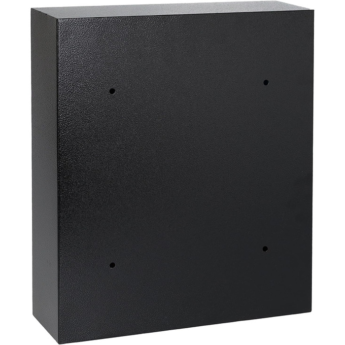 Сейф для ключів HMF з кодовим замком та електронним замком, 30x28x10 см, 48 гачків, чорний