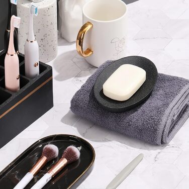 Підставка для мила Shinowa: неслизька мильниця з харчового пластику для ванної, туалету, кухні. Білий колір, дизайн 