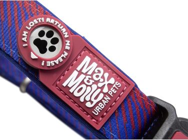 Нашийник для собак Max & Molly з ID-медальйон Gotcha! та світловідбиваючими елементами, Matrix 2.0, комфортний, для собак, світловідбиваючий