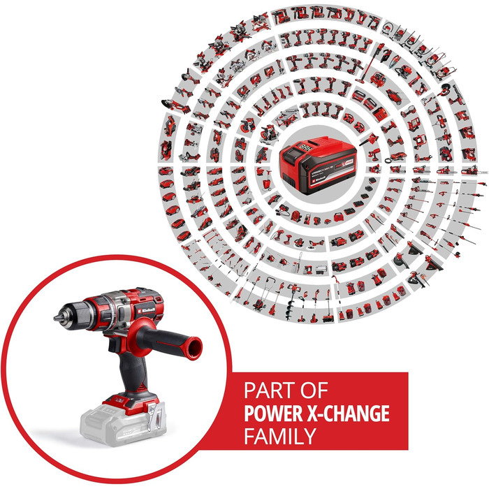 Einhell Professional TP-CD 18/80 Li BL-Solo: акумуляторний дриль-шуруповерт (18 В, Brushless, 80 Нм, 13 мм патрон, 2 швидкості, 19 ступенів регулювання моменту, бур)