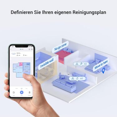 EZVIZ Робот-пилосос 3-в-1 з автоматичним випорожненням, WiFi, LiDAR навігація, розпізнавання перешкод, 4000 Па потужність всмоктування, керування через APP/Alexa/Google