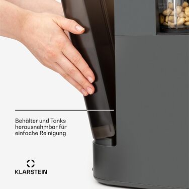 Klarstein Standmixer: Потужний міксер з 1250 Вт, 30 000 об/хв, сенсорний екран, чорний