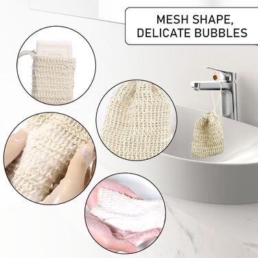 Алюмінієва мильниця з кришкою, підставка для мила та мішечок для мила з сизалю, нержавіюча сталь, для подорожей, підходить для твердого мила