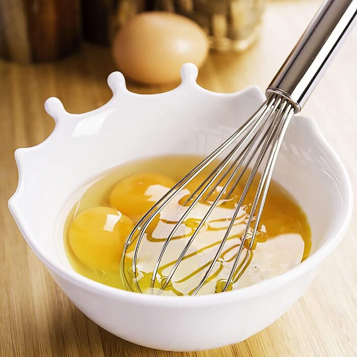 Набір міксерів-вісків з нержавіючої сталі, 3 шт. (21см, 26см, 29см) для тіста, яєць, збивання, приготування соусів. Якісні віски для кухні, сріблястого кольору.
