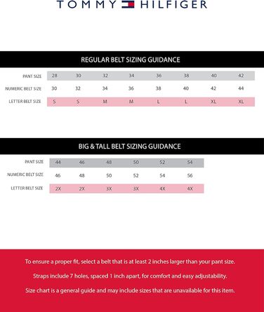 Чоловічий шкіряний ремінь Tommy Hilfiger, реверсивний, двосторонній