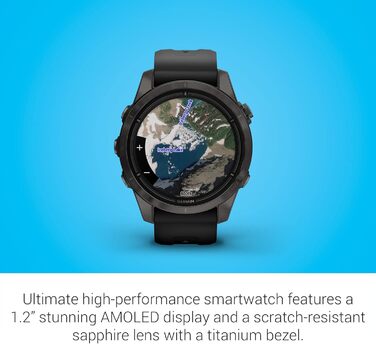 Розумний годинник Garmin epix Pro (Gen 2) Sapphire Edition 51 мм: високопродуктивний, з ліхтариком та просунутою технологією тренувань