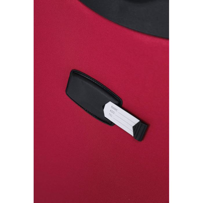 Чемодан тканинний BEIBYE, комплект, ручна поклажа 54 см, з кодовим замком (бордовий)