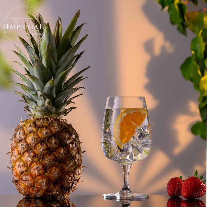 Набір з 4 білих келихів 'Milano' 480 мл (Crystalline Glass) - для вина Шардоне, миючі в посудомийній машині