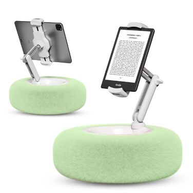 Подушка-підставка SupeDesk для Kindle, iPad та планшетів (4,7-13 дюймів), м'який тримач для читання та перегляду відео в ліжку або на дивані, колір зелений
