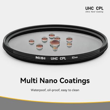 Фільтр NiSi UHC CPL 67mm - Поляризаційний фільтр з ультра-твердим покриттям