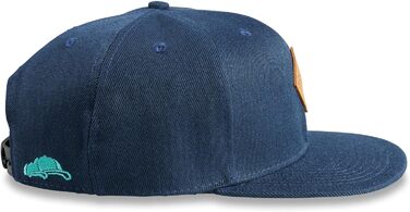 Кепка Snapback Soulbuddy - унісекс, стильна кепка для чоловіків та жінок, блакитно-бірюзовий колір